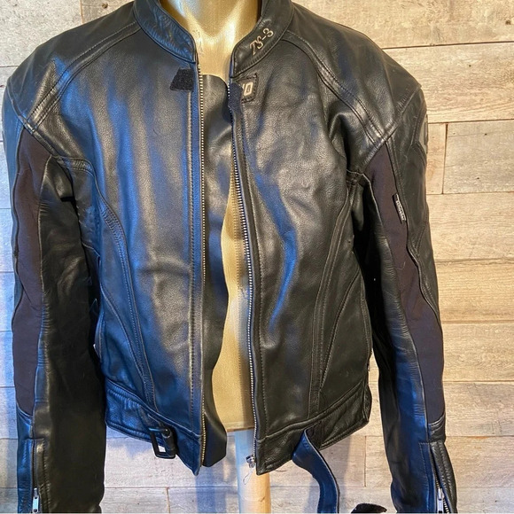 Vintage‎ Rhyno men’s  leather armoured motorcycle jacket in size 44 - Picture 12 of 16